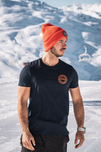 Load image into Gallery viewer, Tee-Shirt Unisexe navy "MOZAIK ORANGE"