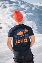 Load image into Gallery viewer, Tee-Shirt Unisexe navy "MOZAIK ORANGE"