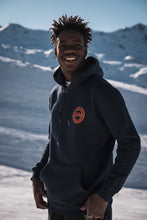 Load image into Gallery viewer, SWEAT UNISEXE NAVY « MOZAIK ORANGE »