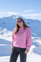 Charger l'image dans la galerie, HOODIE FEMME ROSE "NEON BLANC"