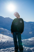 Charger l'image dans la galerie, SWEAT FEMME NOIR "DAMIER"