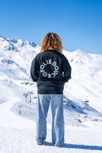 Load image into Gallery viewer, Pull Unisexe noir délavé "NEON GRIS"