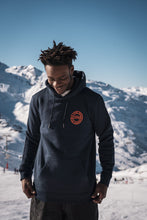 Charger l&#39;image dans la galerie, SWEAT UNISEXE NAVY « MOZAIK ORANGE »
