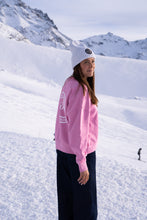 Load image into Gallery viewer, SWEAT FEMME COLROND ROSE+LOGO
