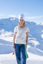 Charger l'image dans la galerie, T-Shirt femme blanc VOGUE (COL V)
