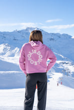 Charger l'image dans la galerie, HOODIE FEMME ROSE "NEON BLANC"
