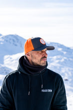 Load image into Gallery viewer, Casquette Flexfit Trucker grise&amp;orange LAFOLIEDOUCE
