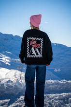 Charger l'image dans la galerie, SWEAT FEMME NOIR "DAMIER"
