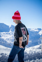 Charger l'image dans la galerie, T-shirt femme gris délavé "DAMIER"
