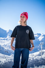 Charger l'image dans la galerie, T-shirt femme gris délavé "DAMIER"
