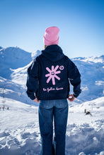 Charger l'image dans la galerie, HOODIE FEMME NAVY "SUNNY ROSE"
